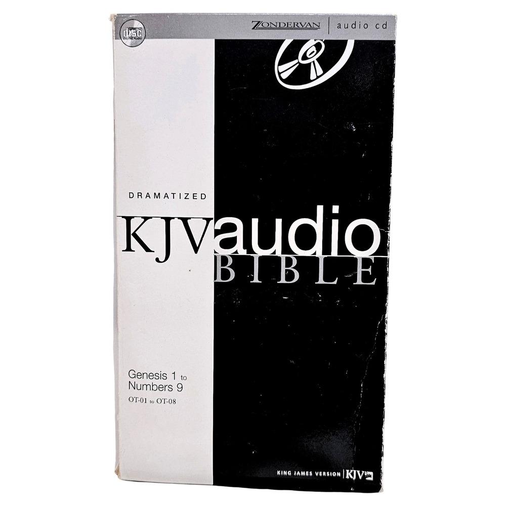 Zondervan KJV Audio Bible Genesis 1-Numbers 9 Dramatized 8 CD‎ Set 025986241361